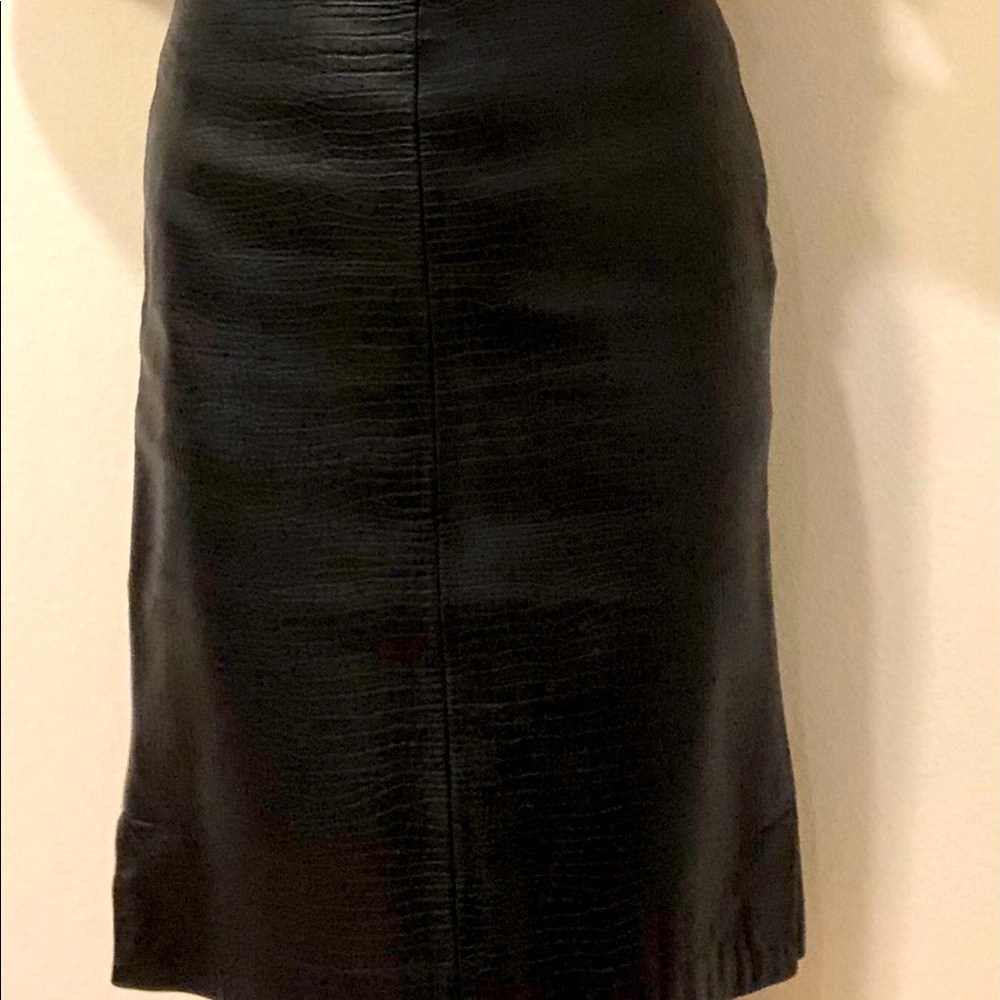 Leather skirt
